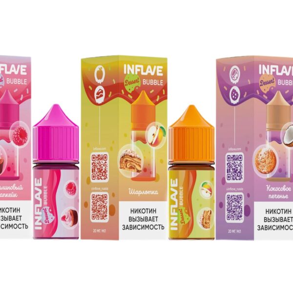 Жидкость INFLAVE Bubble Dessert Salt 2% 30 ml